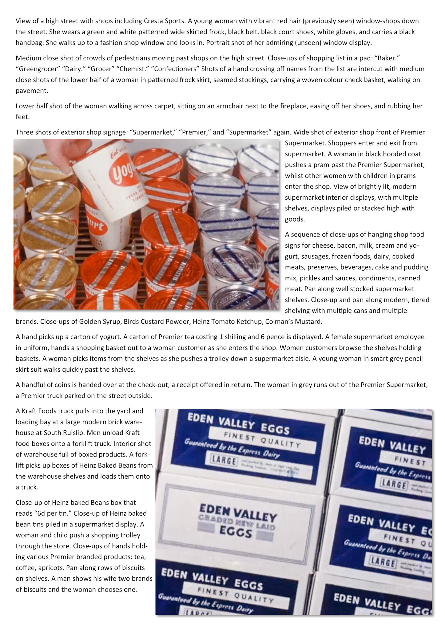 1957 Premier Supermarkets-summary and description of ‘Time for Leisure’ film - Page 3