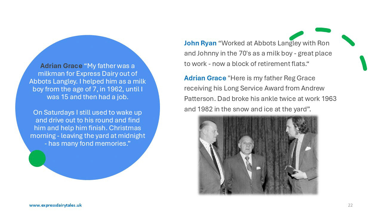 Memories of Milk Boys and Girls (Express Dairy Tales publication)