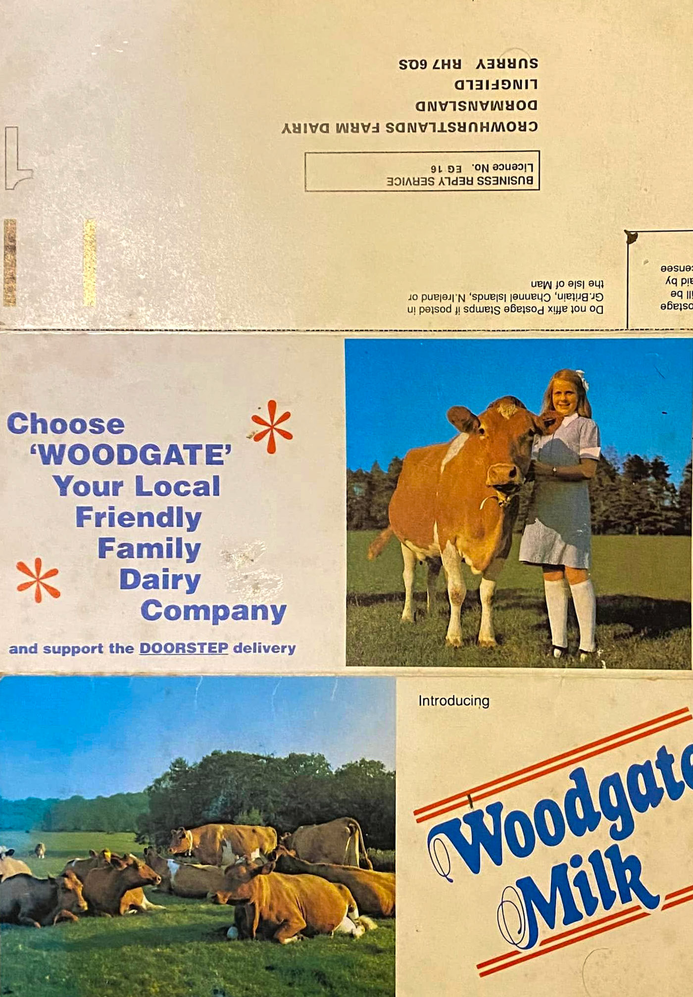 (Courtesy Richard Evans, Memories of Woodgate Farms Dairy)