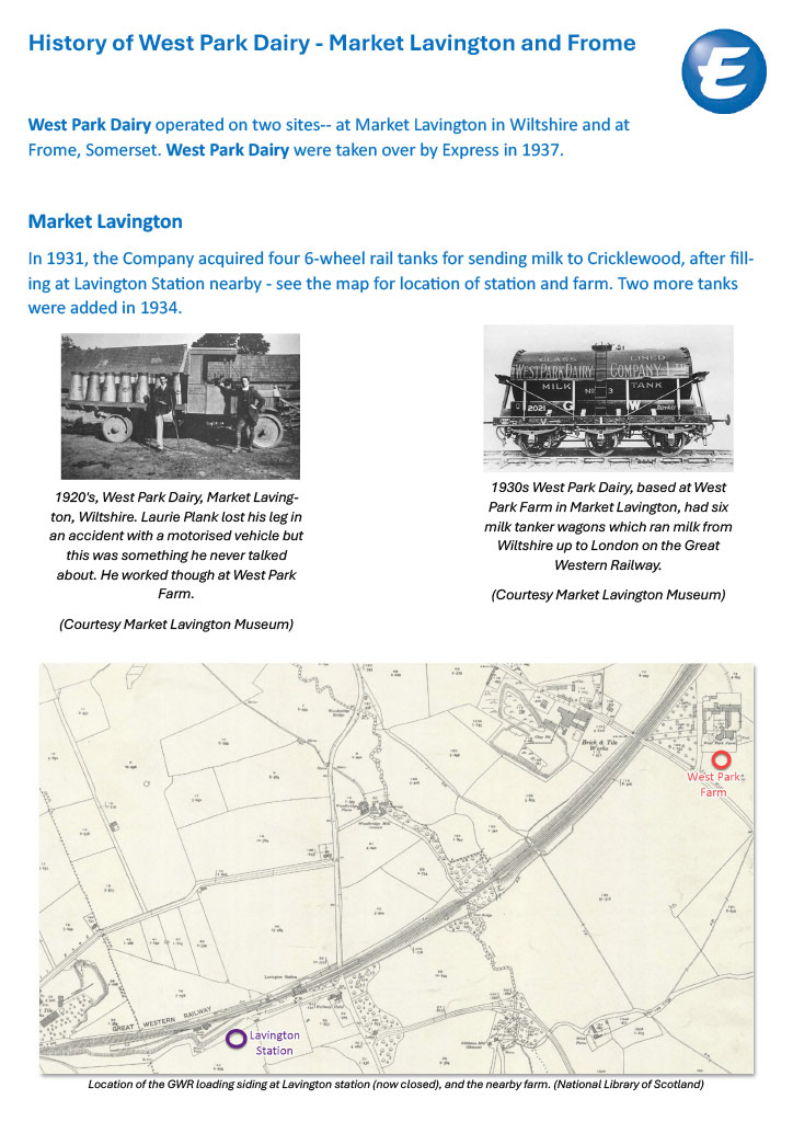 2024 History of West Park Dairy (Express Dairy Tales publication)