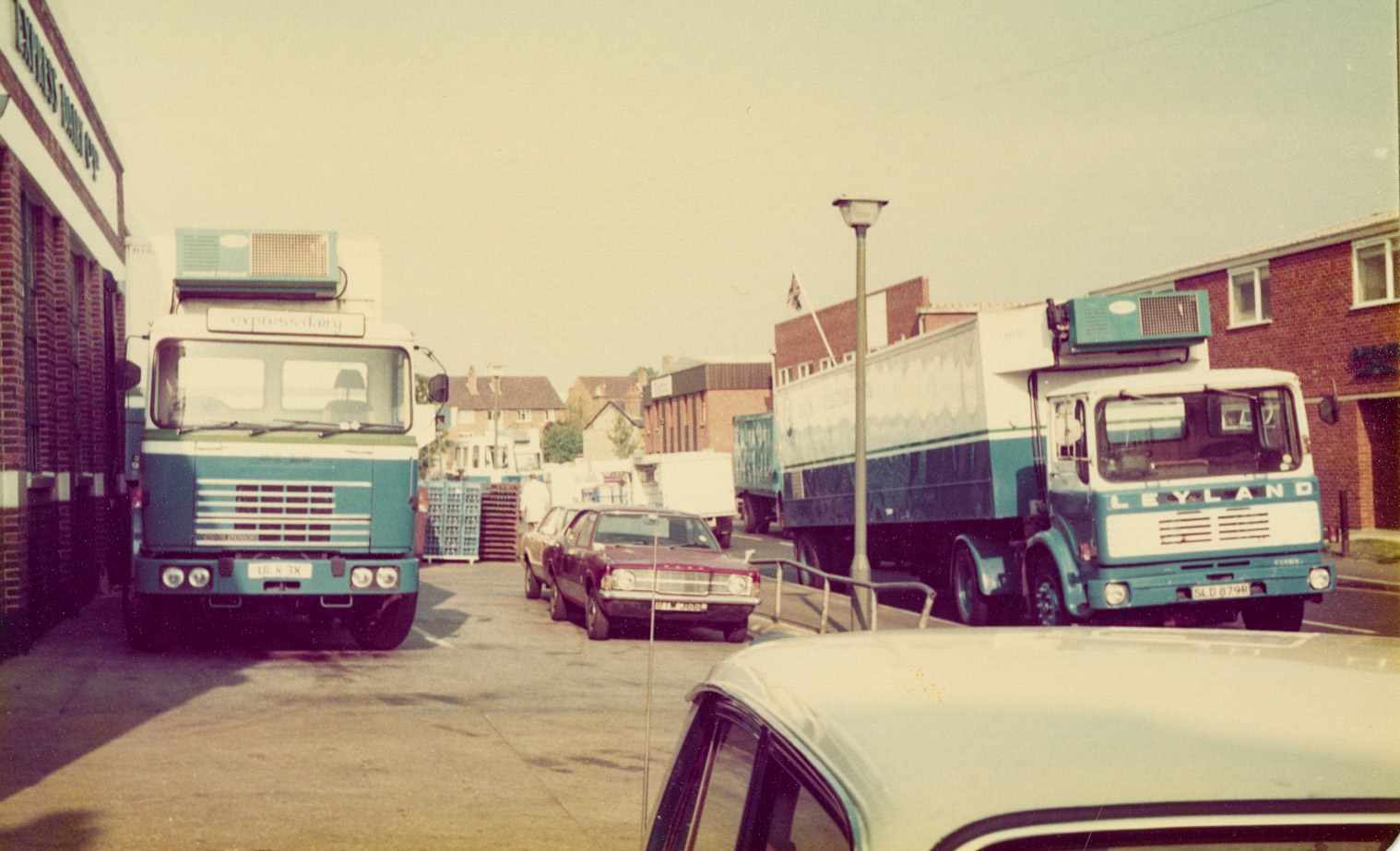 1980s Bromley Processing frontage and nearby roads. (Pictures by Reg Ball, on loan from Colin Bristow)