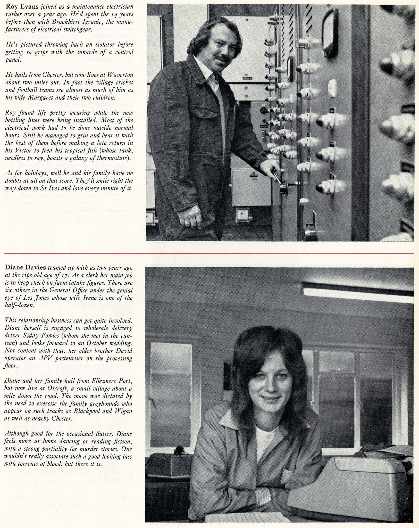 1971 In depth article about Pool Bank Dairy, Tarvin (Courtesy Doreen Williams)