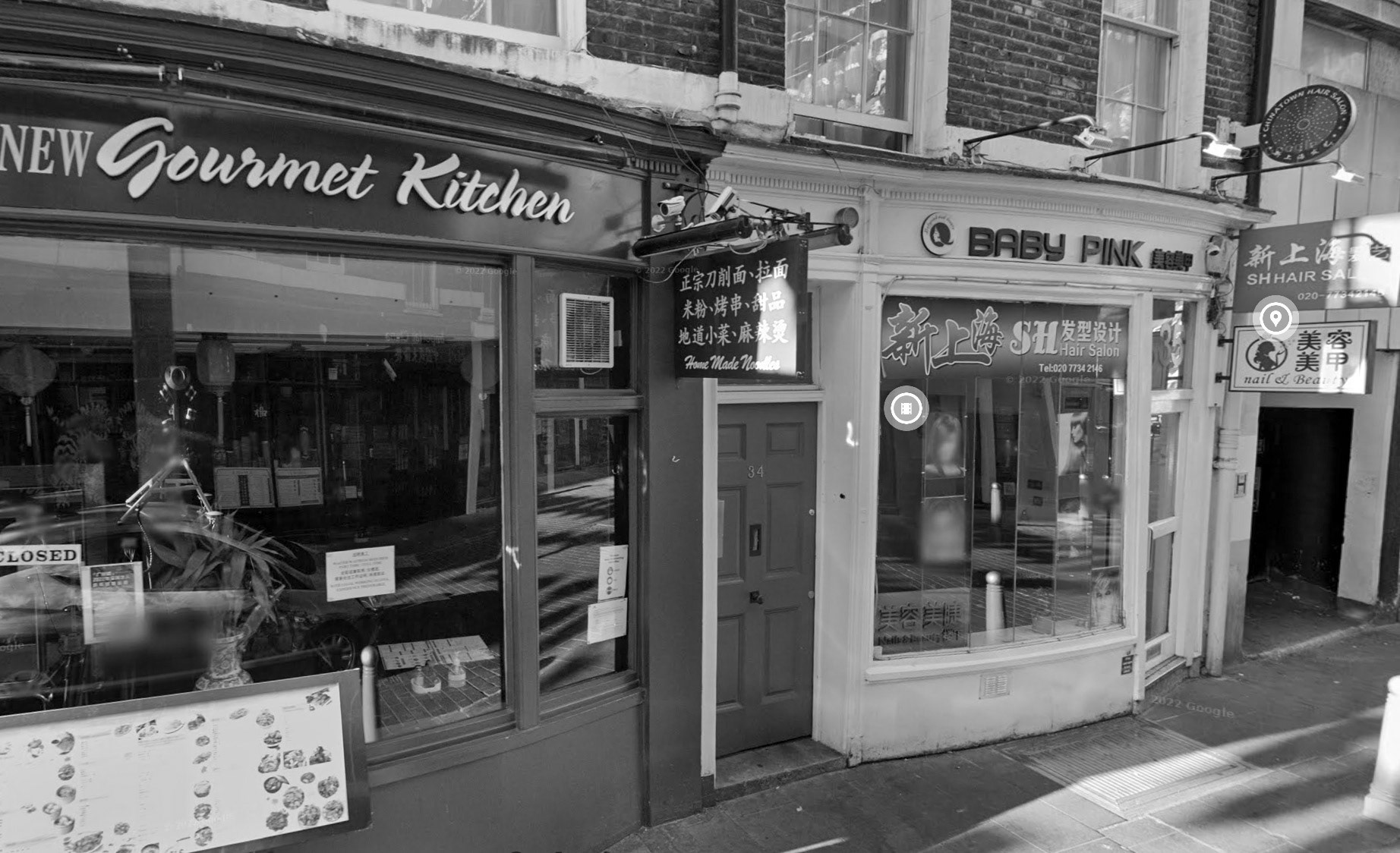 2024 34 Lisle Street, Soho 'Baby Pink' (Google Streetview)