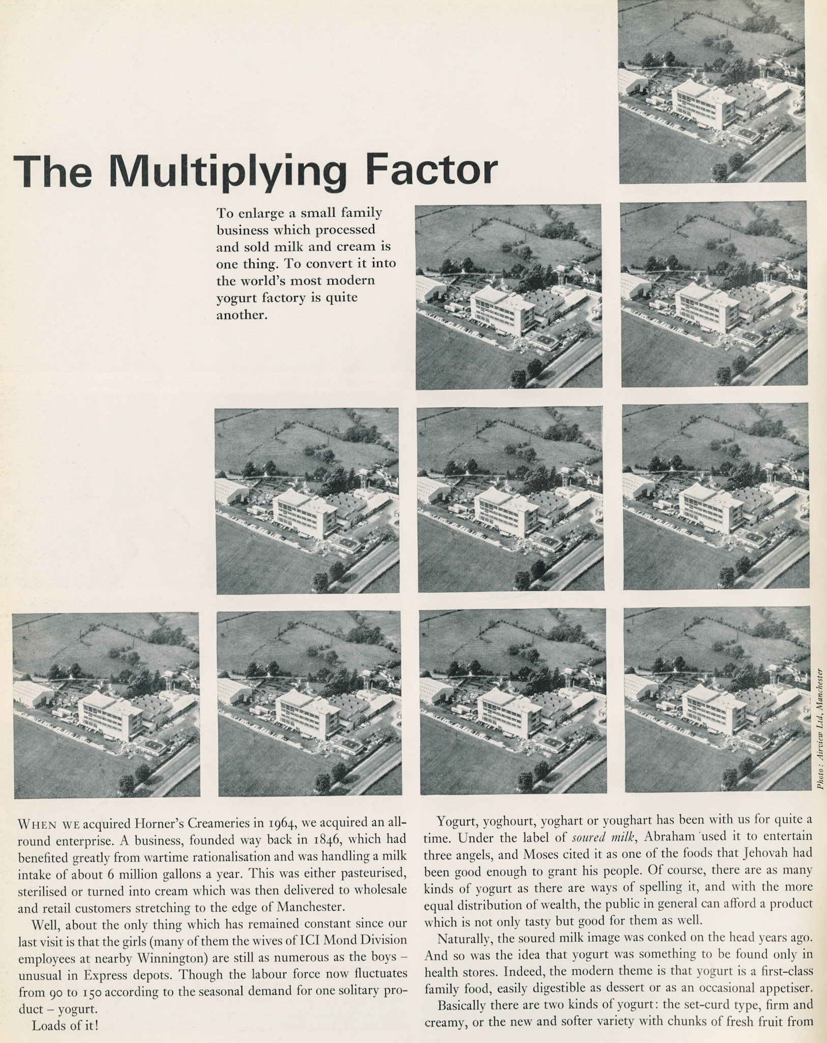1969 'The world's most modern yogurt factory' from Express News