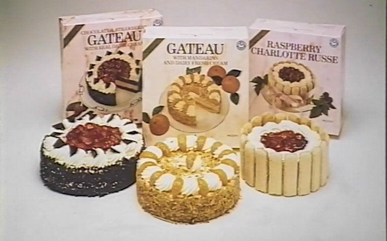 1980s saw the introduction of convenience foods, indulgence foods, low fat foods...(Express 125 Years video still)