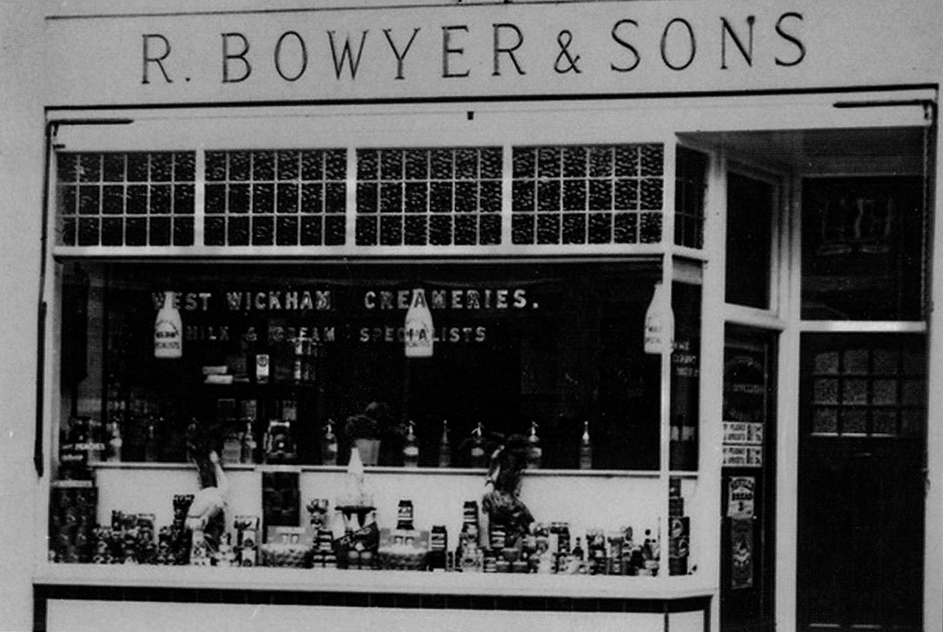 1920's Bowyer's West Wickham shop (Courtesy Hilary McCluskey/Bowyer)