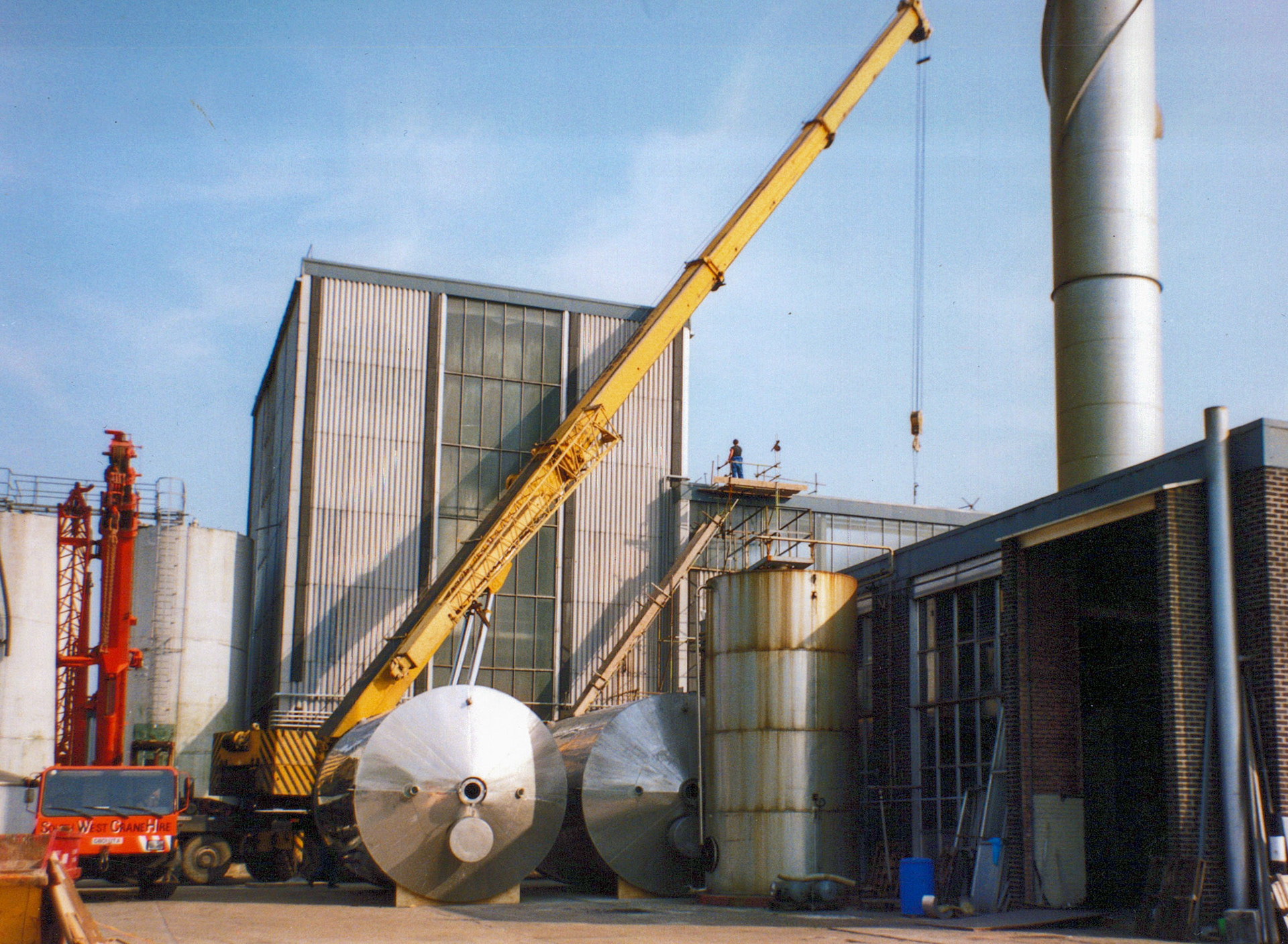 1992 Plant dismantling in progress (Courtesy Bill Wilson)