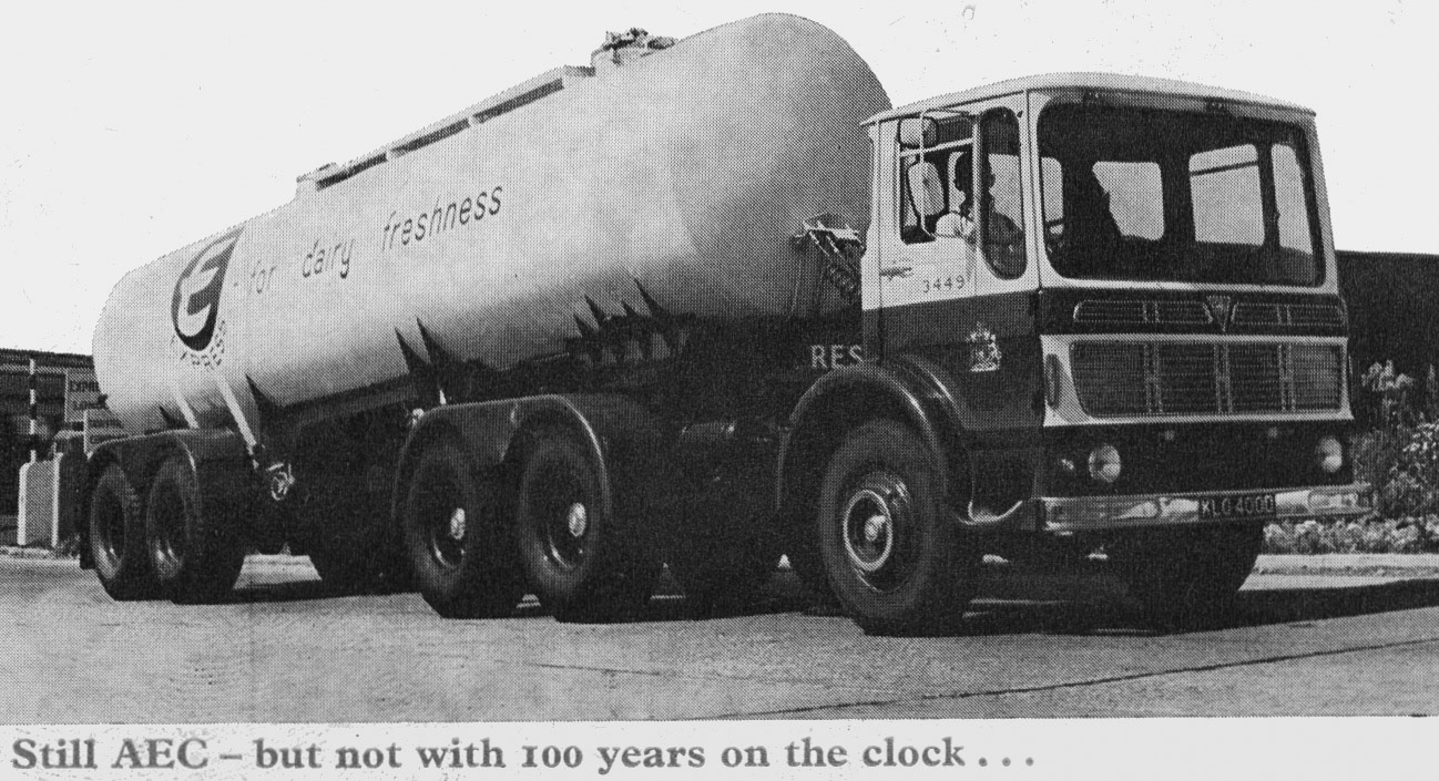 1966 Reg AEC Articulated Tanker (Express News Autumn 1975)