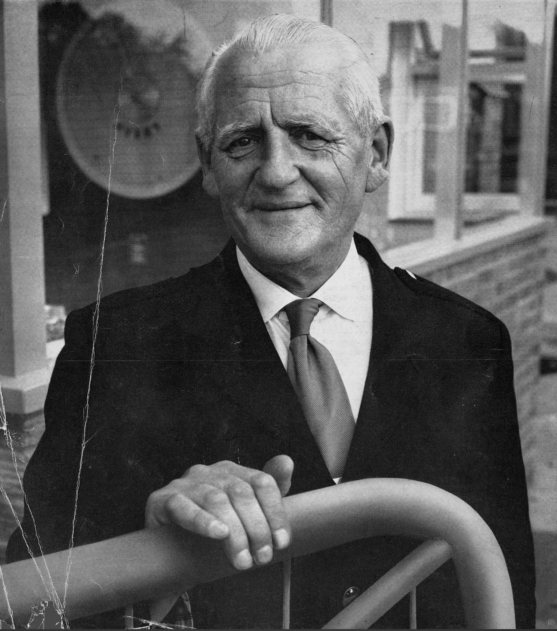 1963 Goldhanger Fruit Farm-Mr Ted Duncombe, Gate Security Officer, who served for 30 years with the Essex County Constabulary (Express News Autumn, Back Cover)