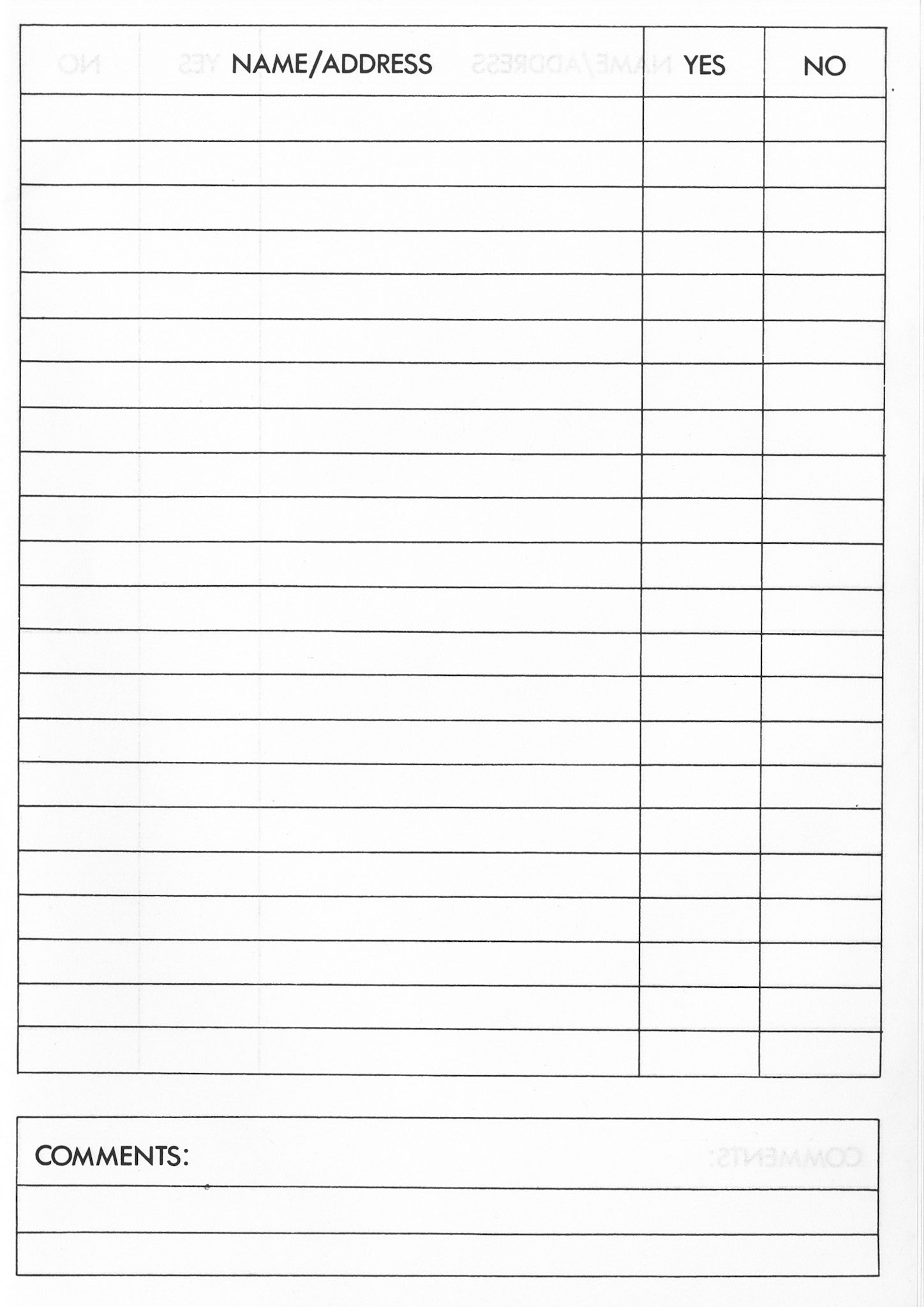 1980's? Customer Call checklist (Express Dairy Tales)