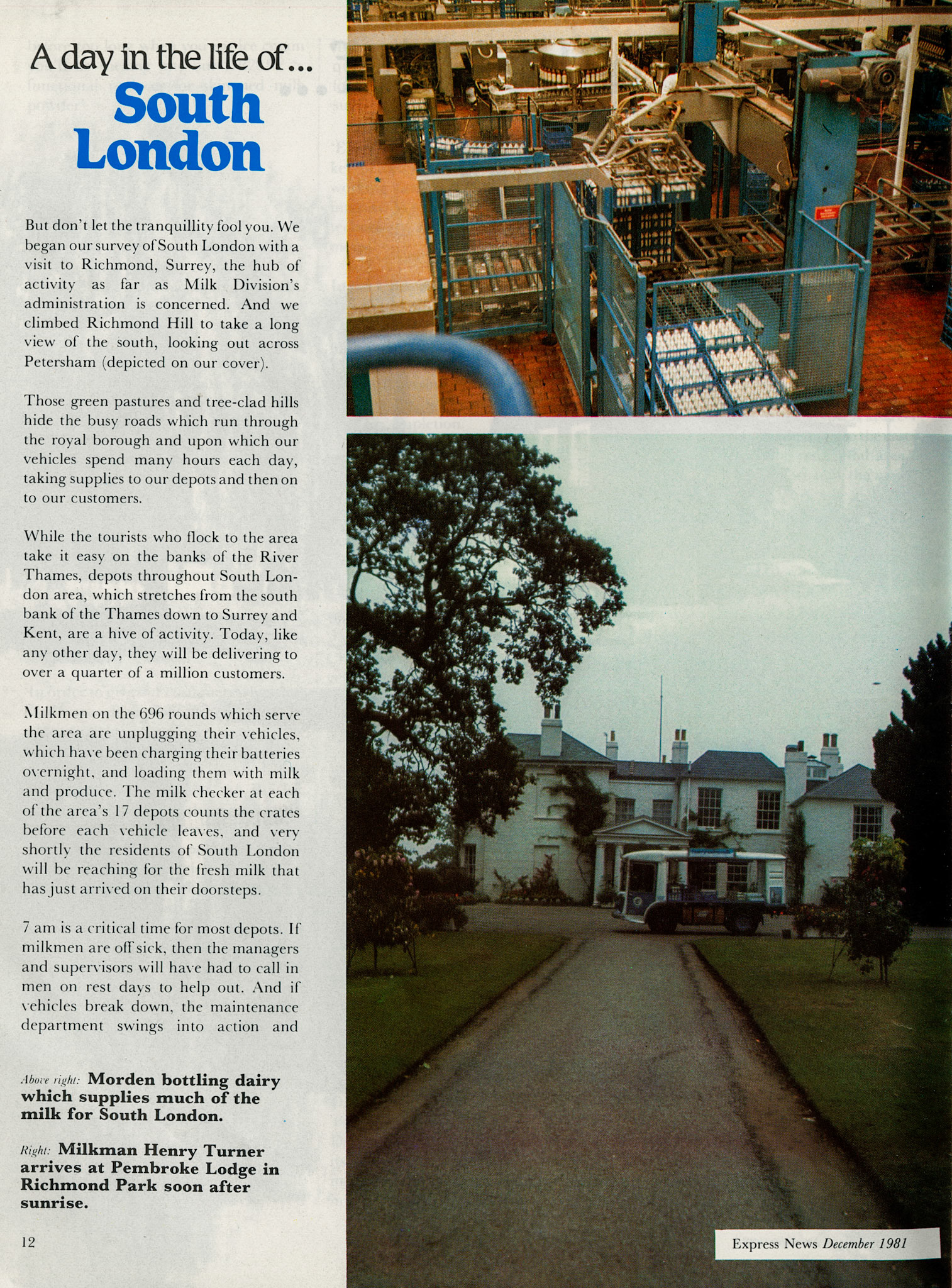 1981 A day in the life of South London