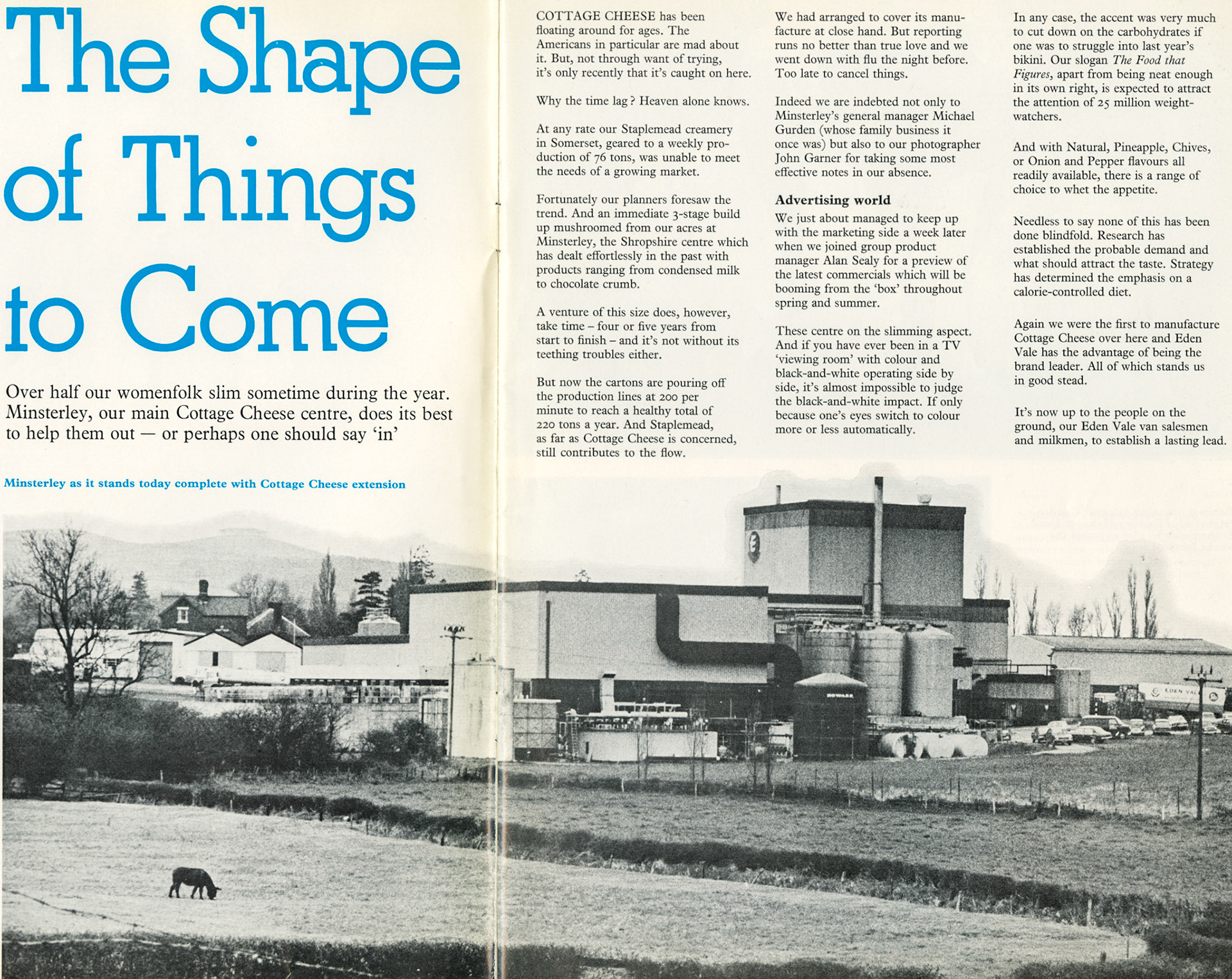 1975 Minsterley Creamery with Cottage Cheese extension