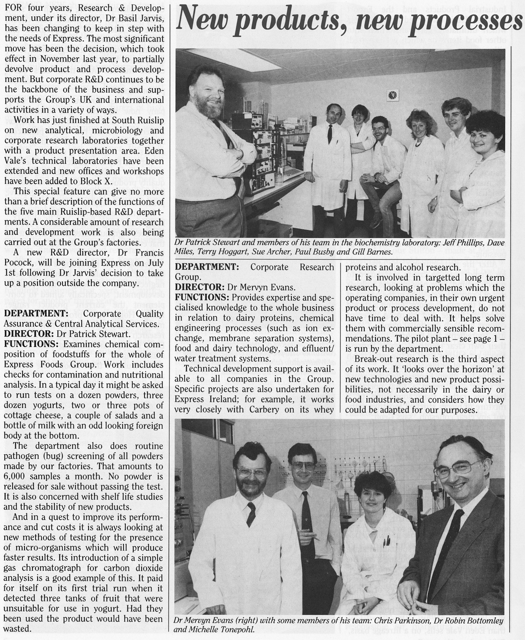 1987 Research and Development Department at South Ruislip