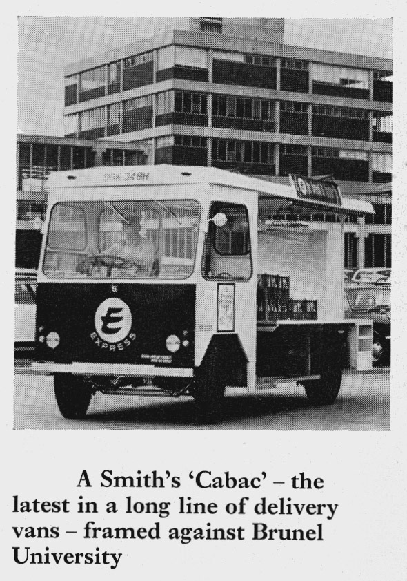 1970 New Smith's Cabac float at Uxbridge(Courtesy Doreen Williams)