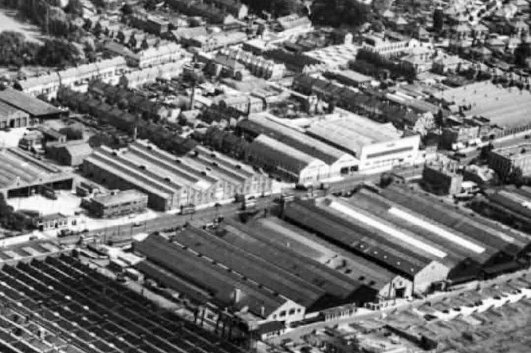 1955 Colindale-location at Junction of Annesley Avenue and Edgware Road, identified by Mark Amies. (Courtesy National Library of Scotland)