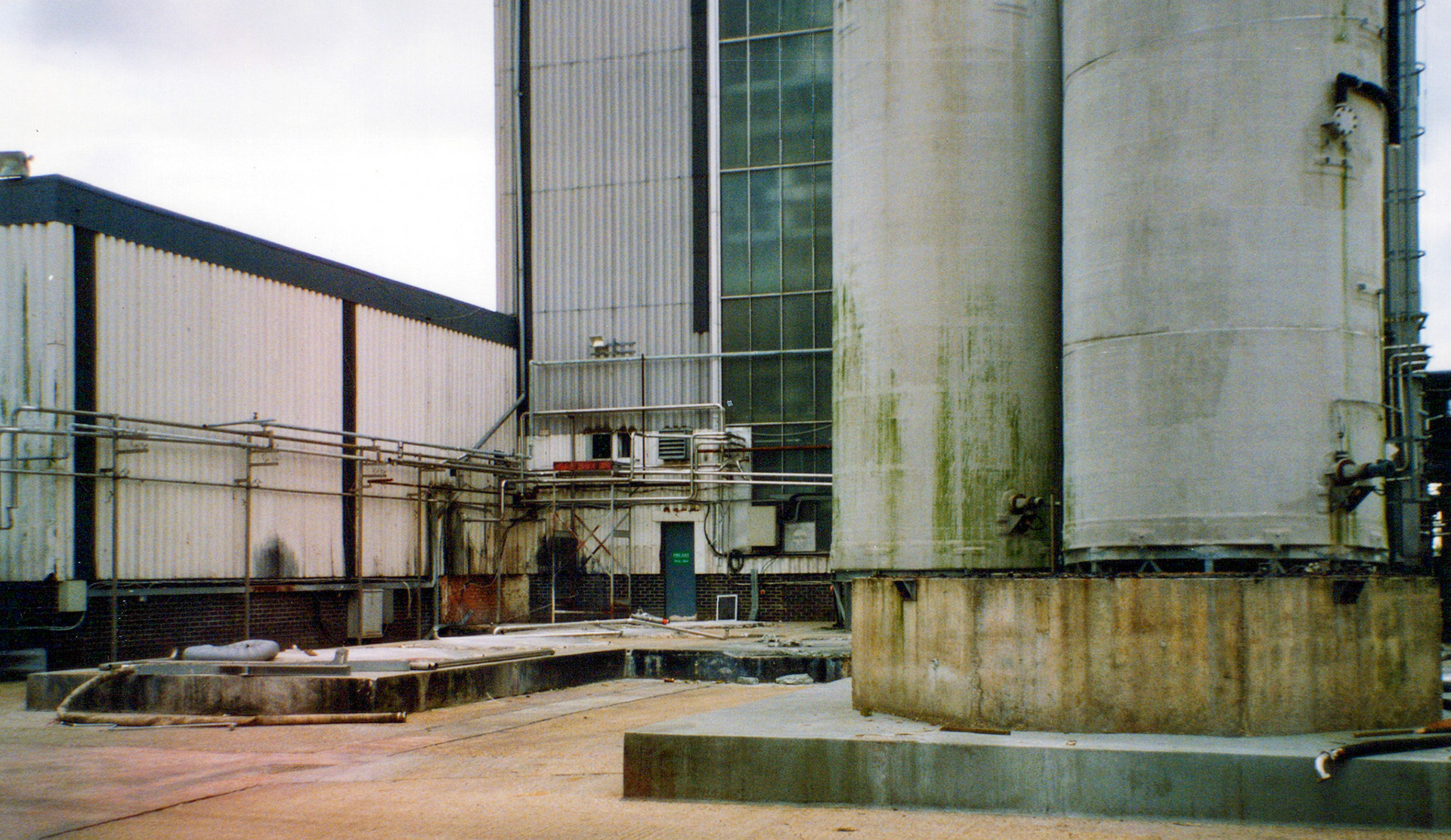 1992 Skimmed milk silos (Courtesy Bill Willson)