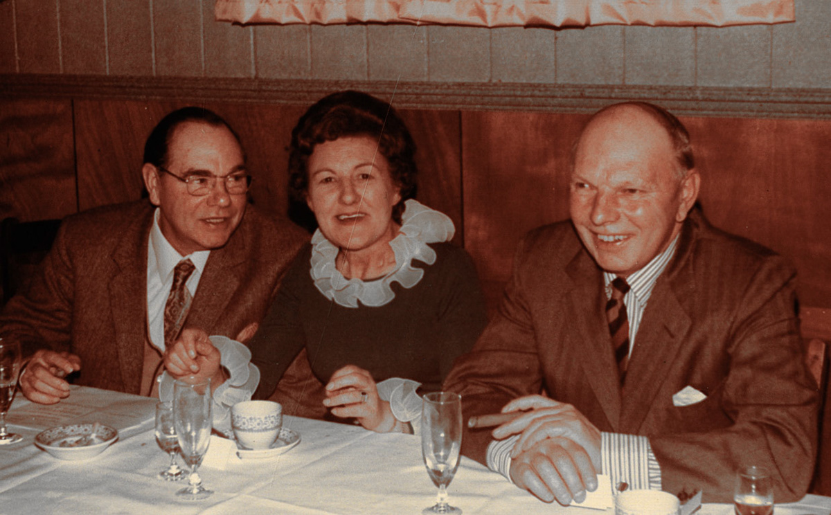 Anne Williams identifies Joe Bailey and his wife, on the right. (Courtesy Joe Lyons)