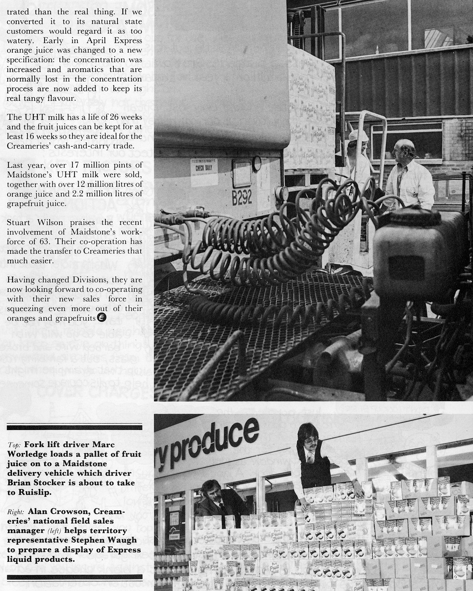 1981 Fruit Juice production