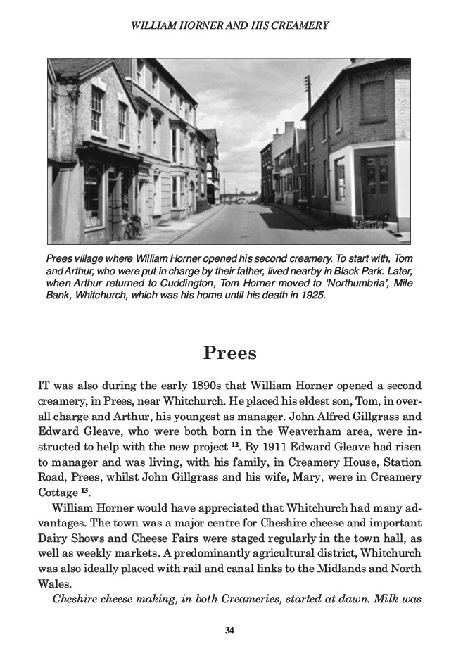 William Horner and his Creamery, Jill King