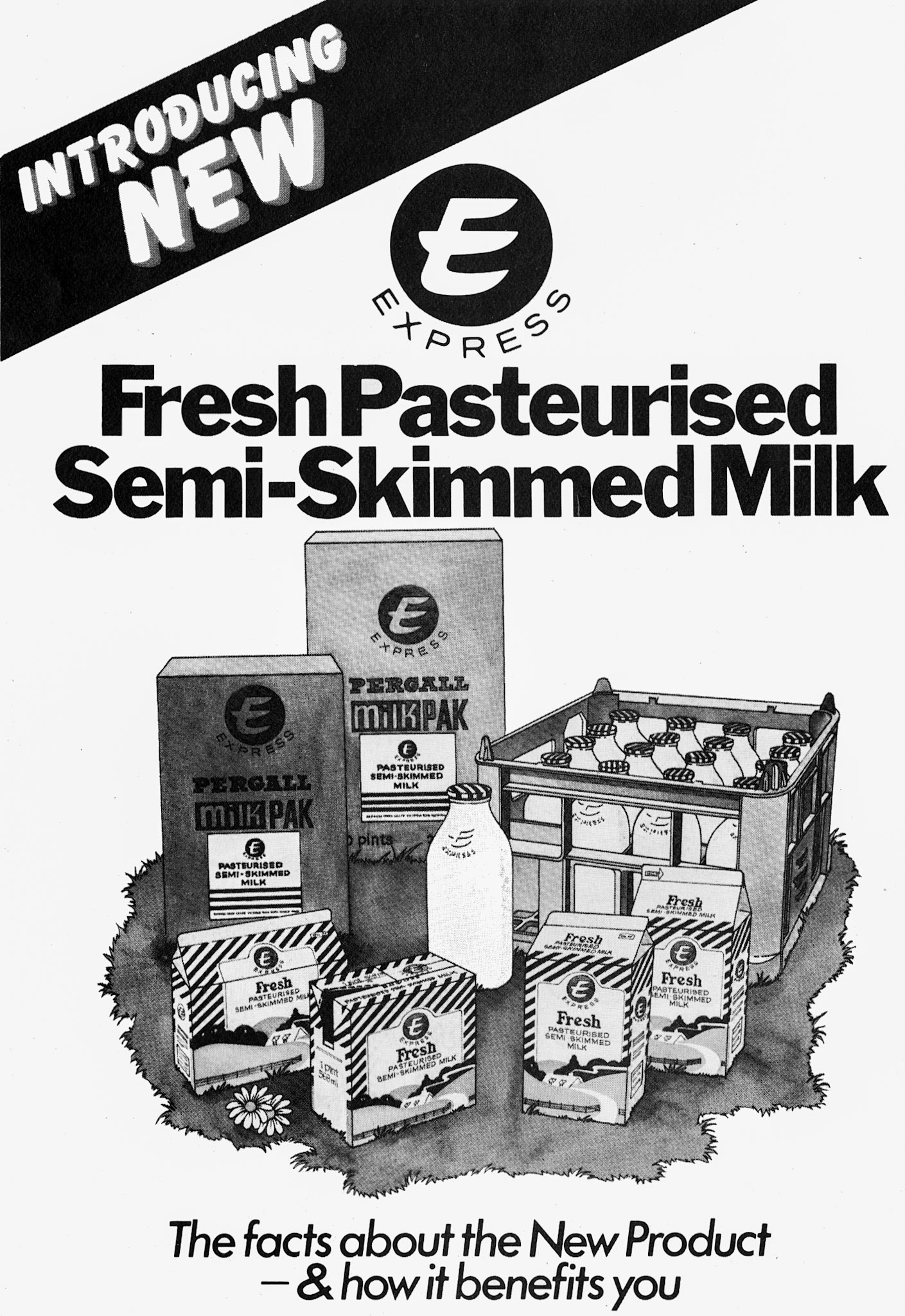 1981 Semi-skimmed milk launch. (Express News July)