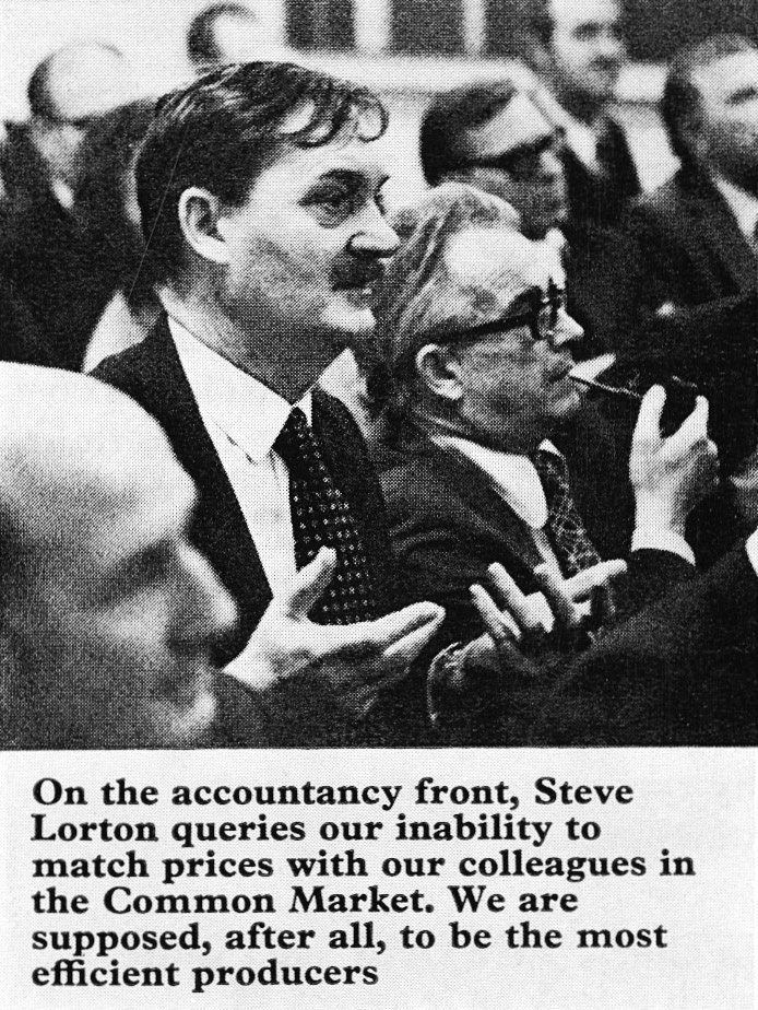 1976 London Region management conference - Steve Lorton asks a question