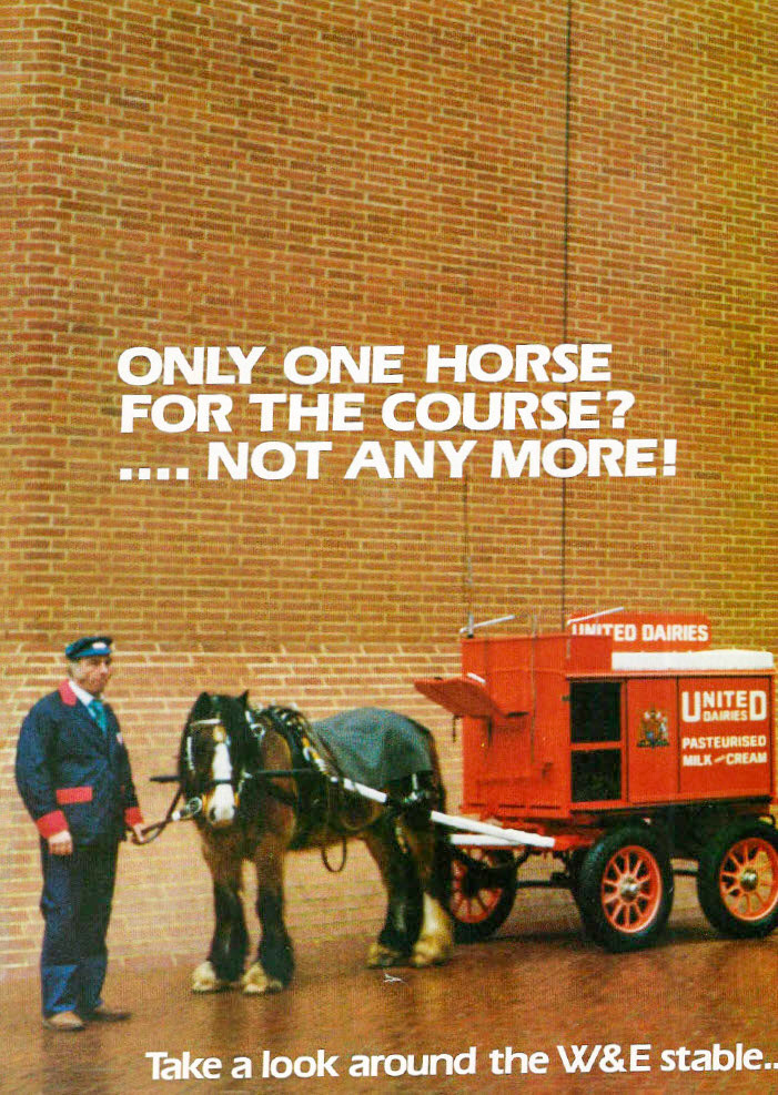 1970's Wales and Edwards Brochure 1: 'Only One Horse for the Course?' (Courtesy milkfloats.org.uk)