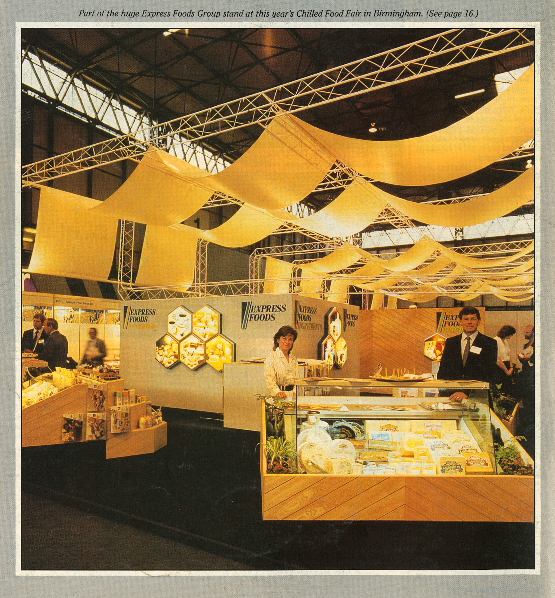 1987 June Express News Front Cover - Chilled Food Fair in Birmingham