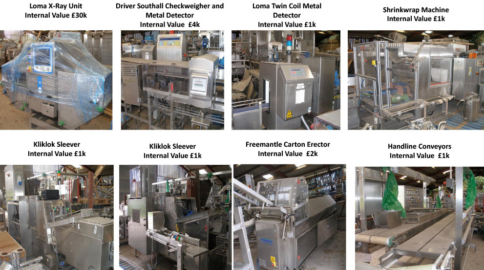 2012 Minsterley: Miscellaneous Equipment. (Greencore Asset Sale on purchase by Muller, Courtesy Paul Bloor)