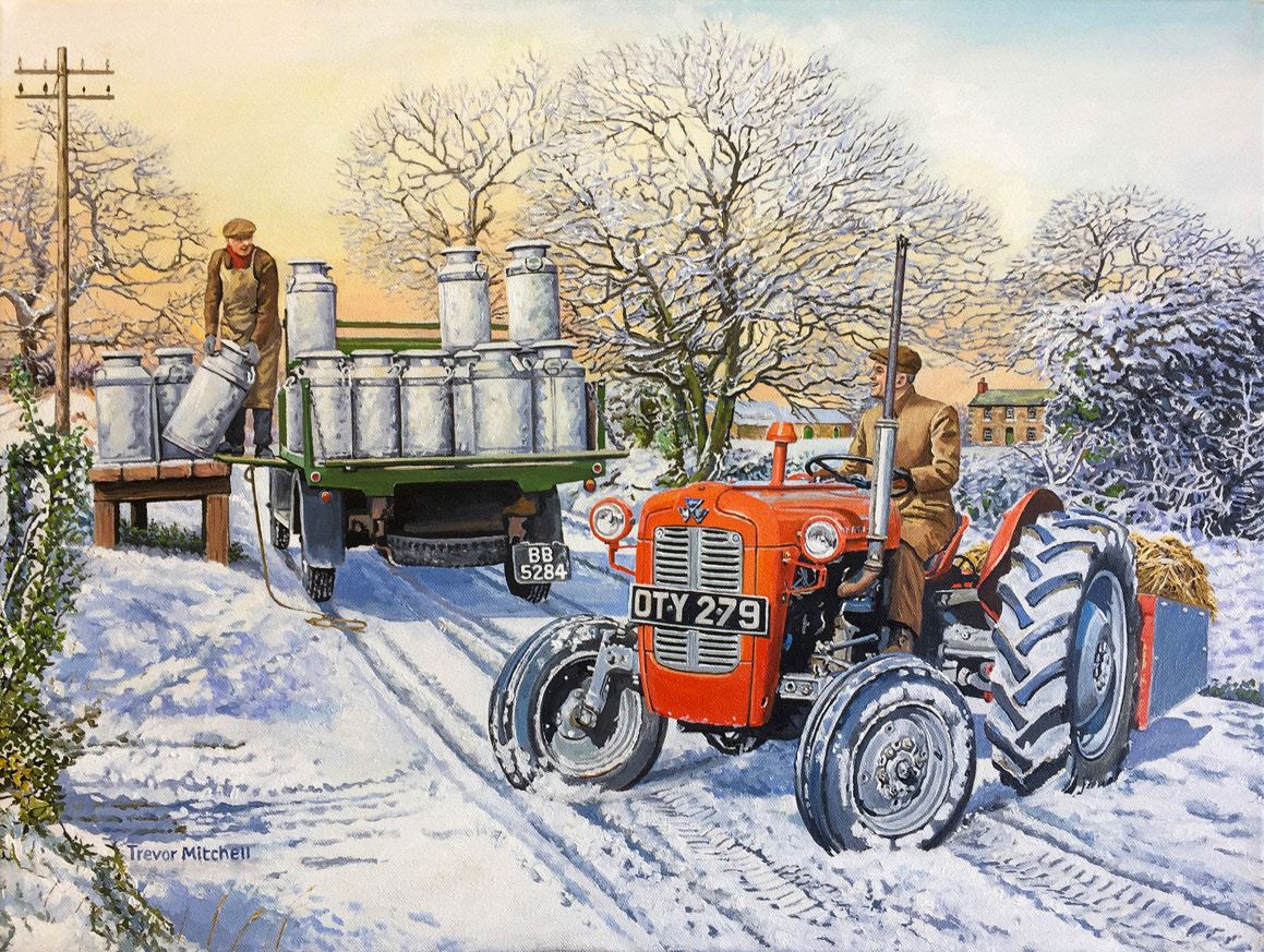 'Happy New Year' by Trevor Mitchell. (See Trevor's work on https://www.trevormitchellartist.com/)