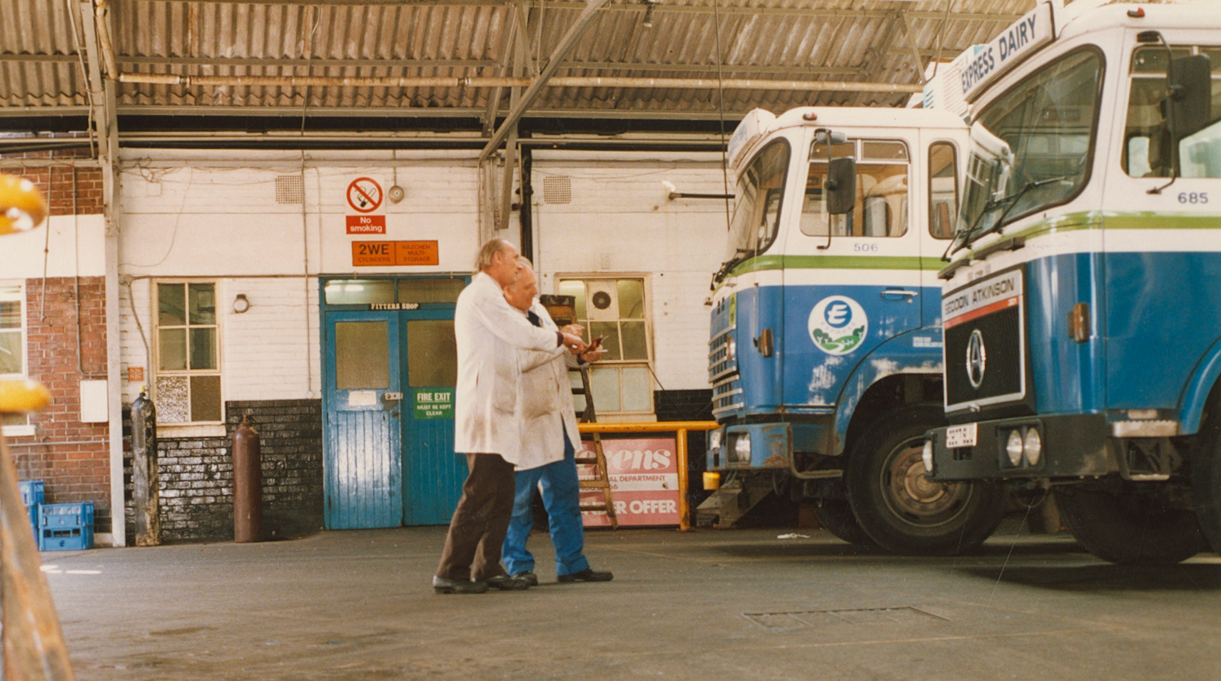1980s Bromley Processing Transport, Yards and Forklifts. (Pictures by Reg Ball, on loan from Colin Bristow)