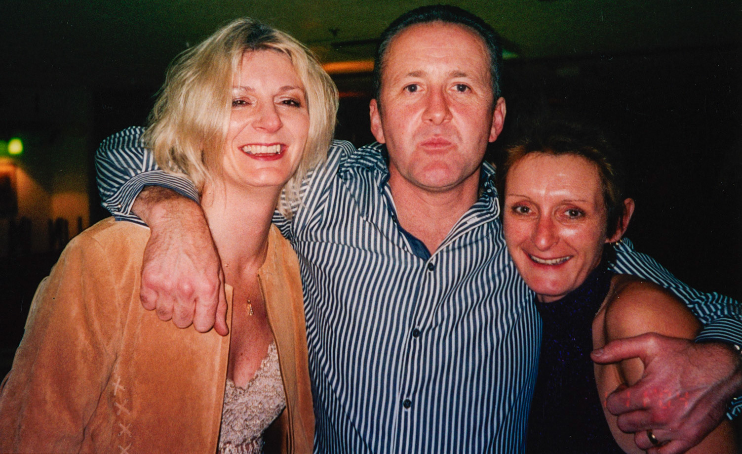 1980's Exeter. Mike and Diane Chrichard, Sue Evans  (Courtesy Phillip Budd)