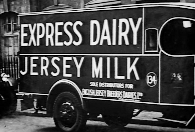 After the war, the two brothers Titus and Arthur divided their interests, and the Dairy Supply Company merged and became United Dairies, later Unigate. (Express 125 Years video still)