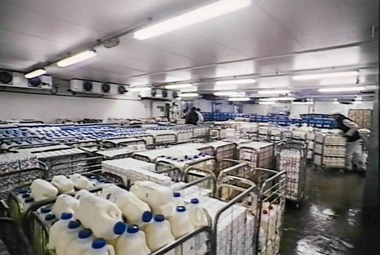 1970s New dairies and distribution facilities. (Express 125 Years video still)