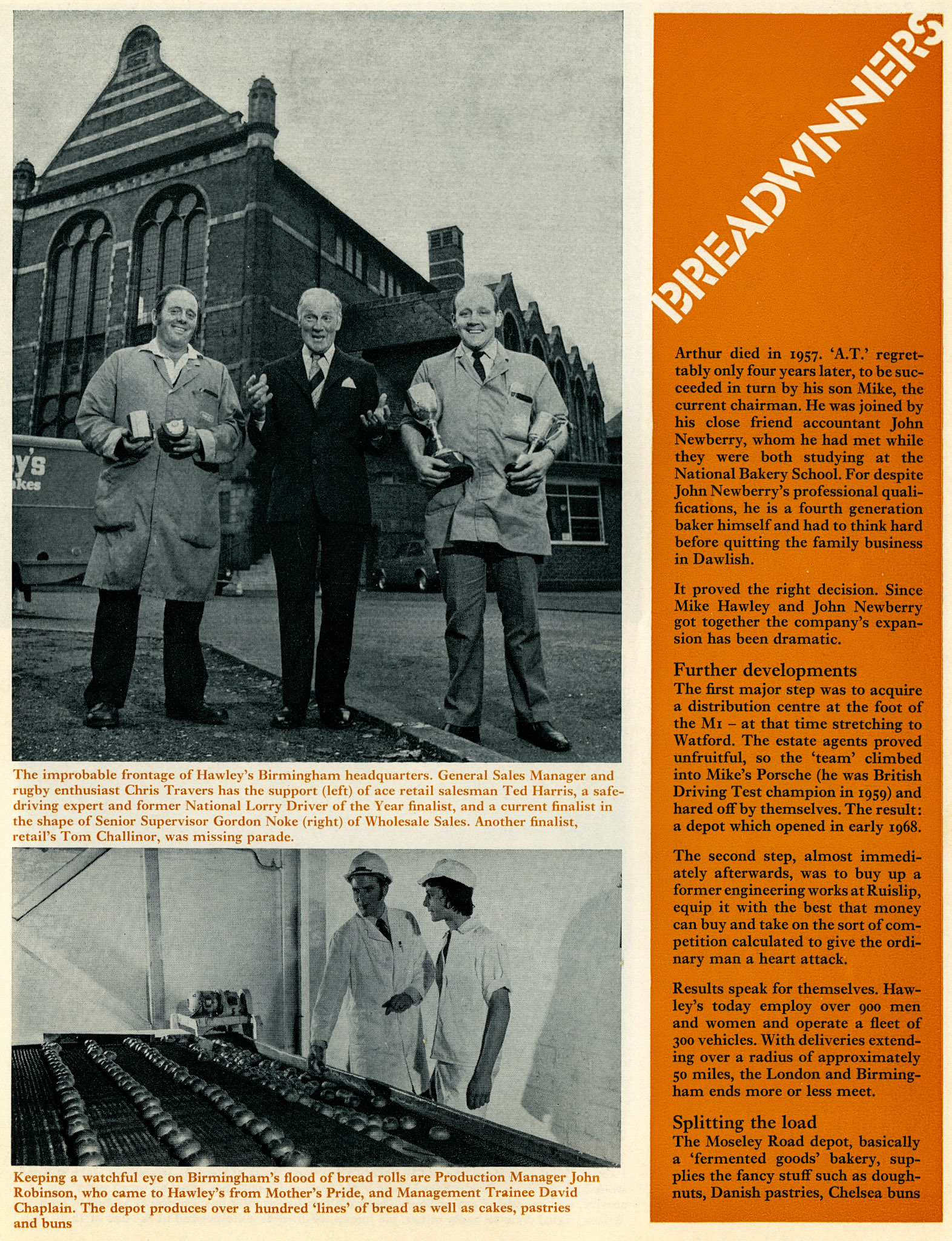 1973 Hawley's Bakeries