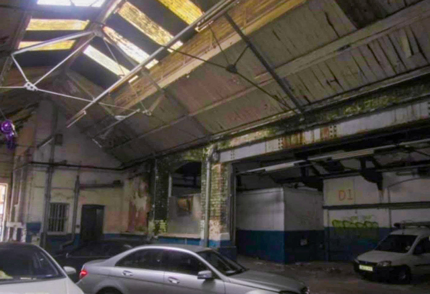 2023 Herne Hill Depot interior, from Lambeth Council Planning Documents. (Courtesy Michael Aldread)