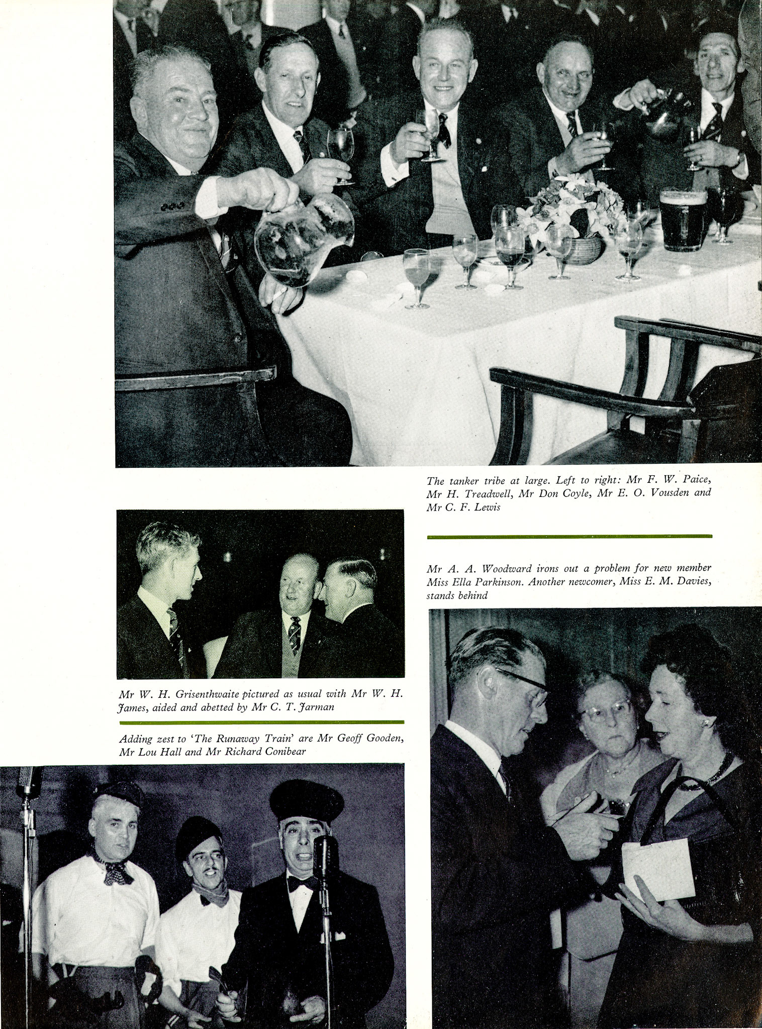 1961 London's 20-year long service awards at the Connaught Rooms. (LSA Annual Review)