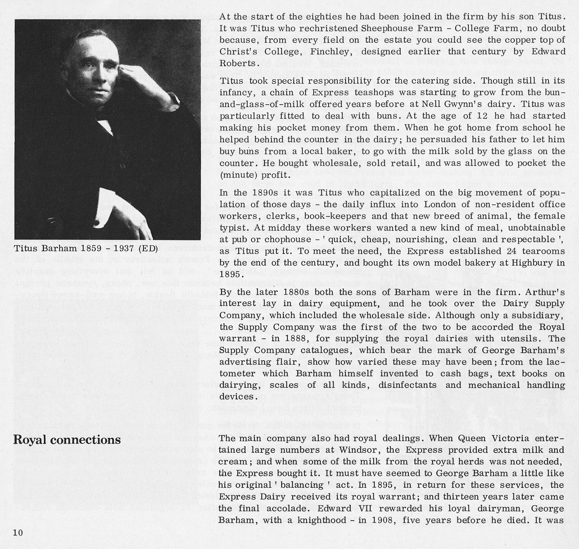 1983 Milk for the millions - Brigid Grafton Green, Barnet Libraries Local History Publications