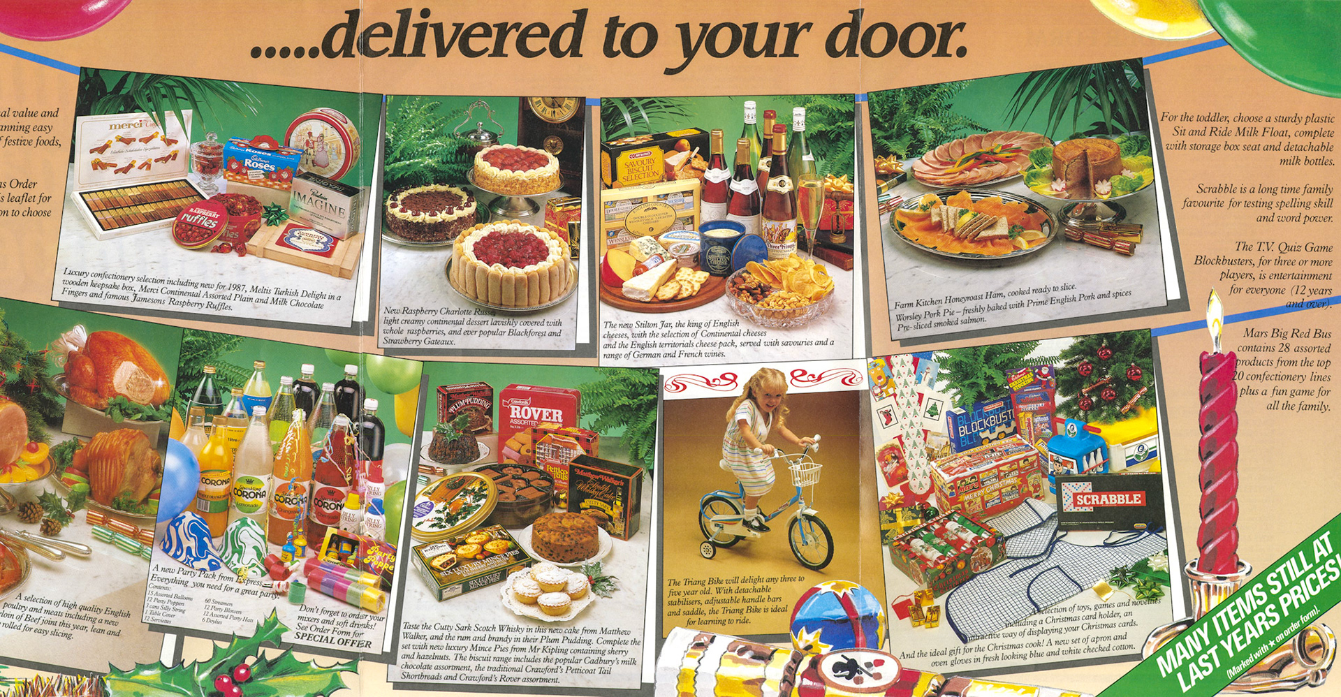 1987 Christmas Hampers leaflet (Courtesy Paul Luke)