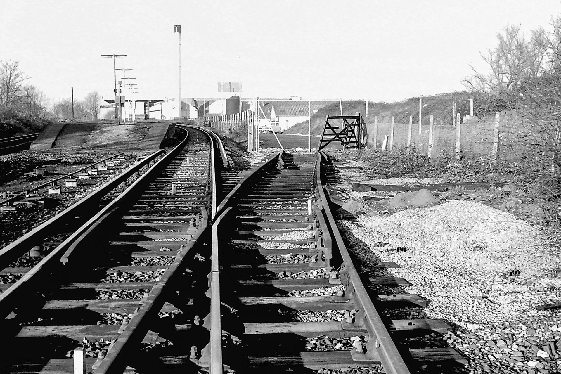 1979 South Morden rail siding and track removal. (Photographer Sam Jones)