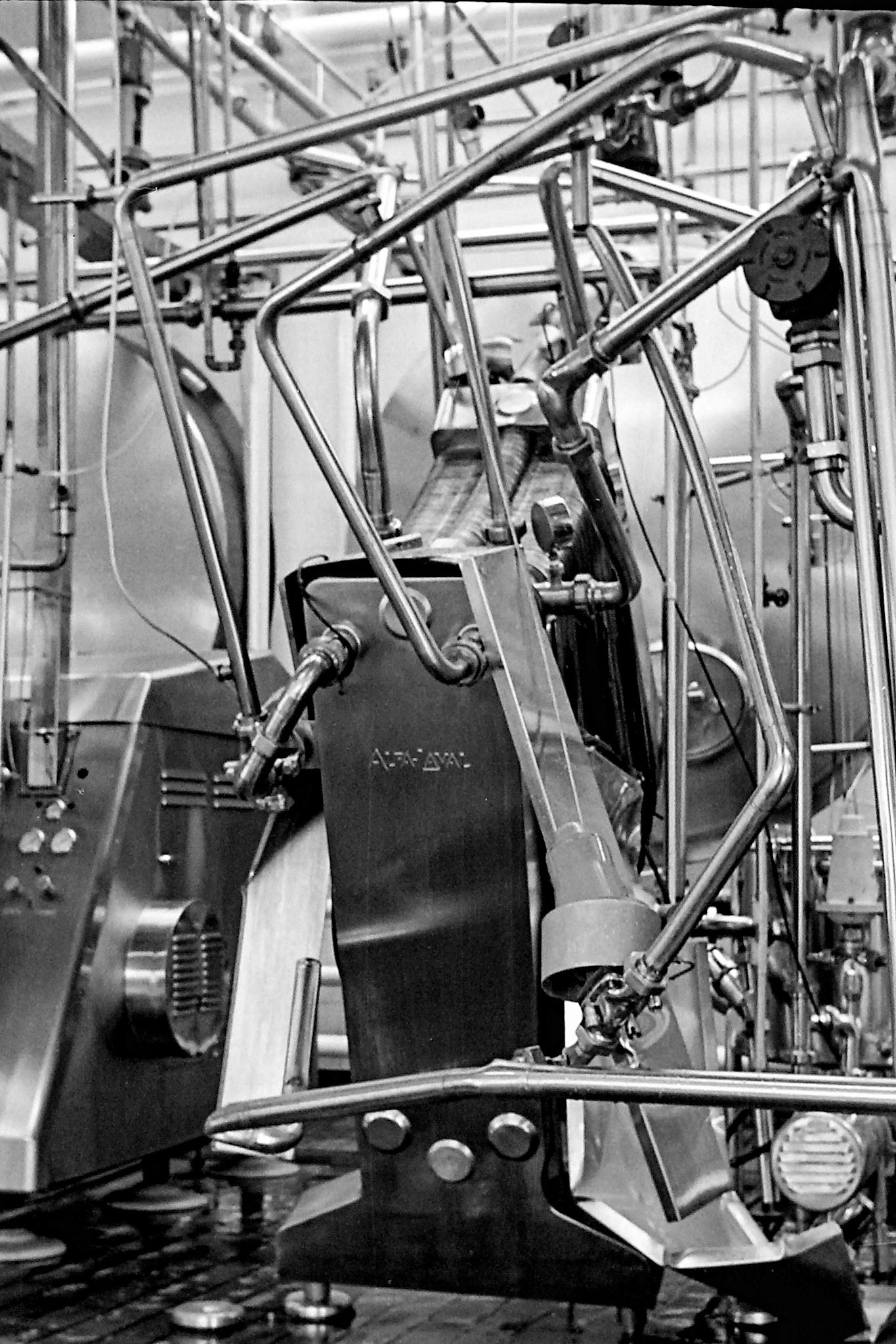 1970's Alfa-Laval UHT plant destroyed at South Morden. (Photographer Sam Jones)