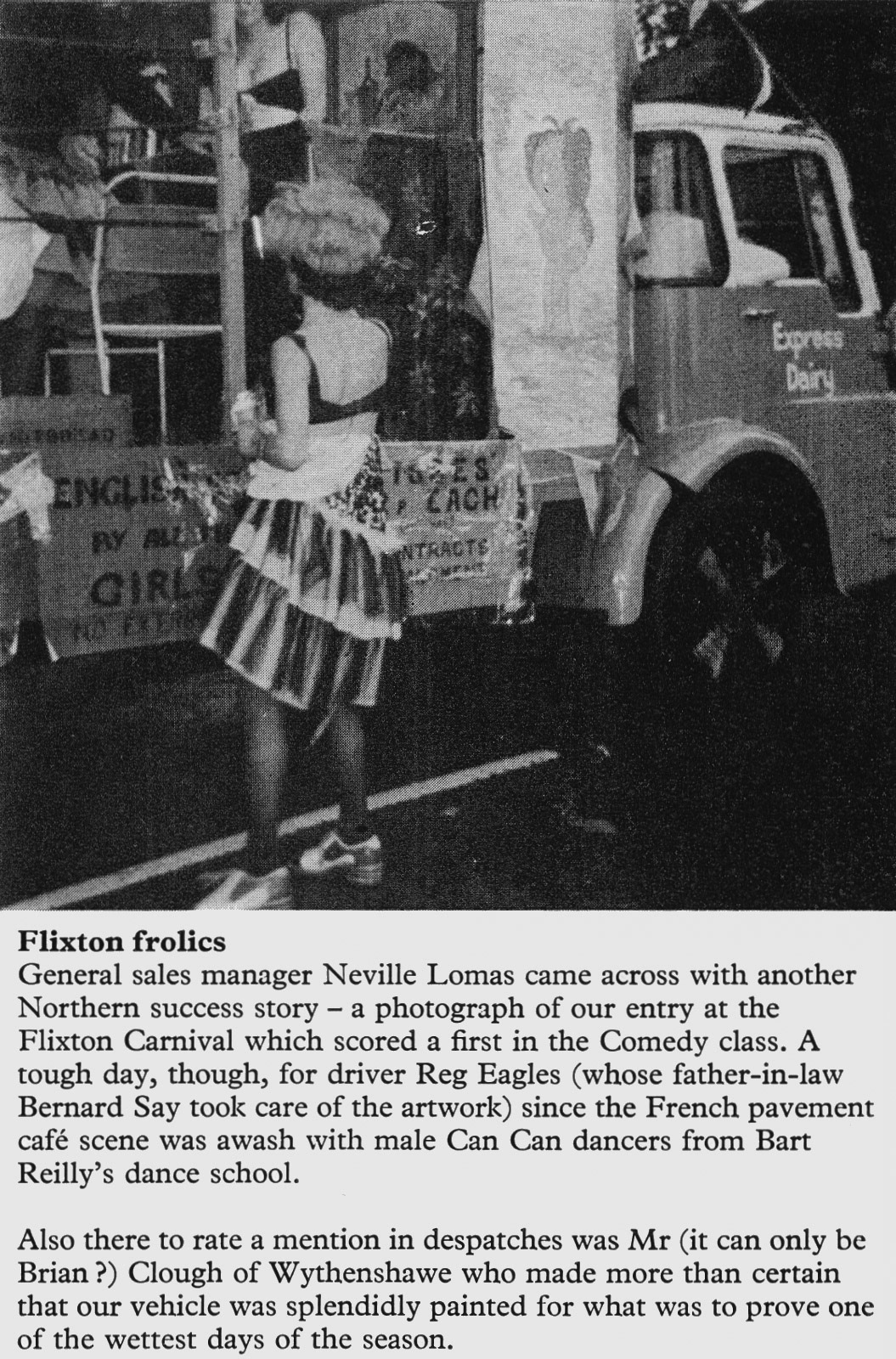1975 Flixton Carnival entry. (Express News Spring)