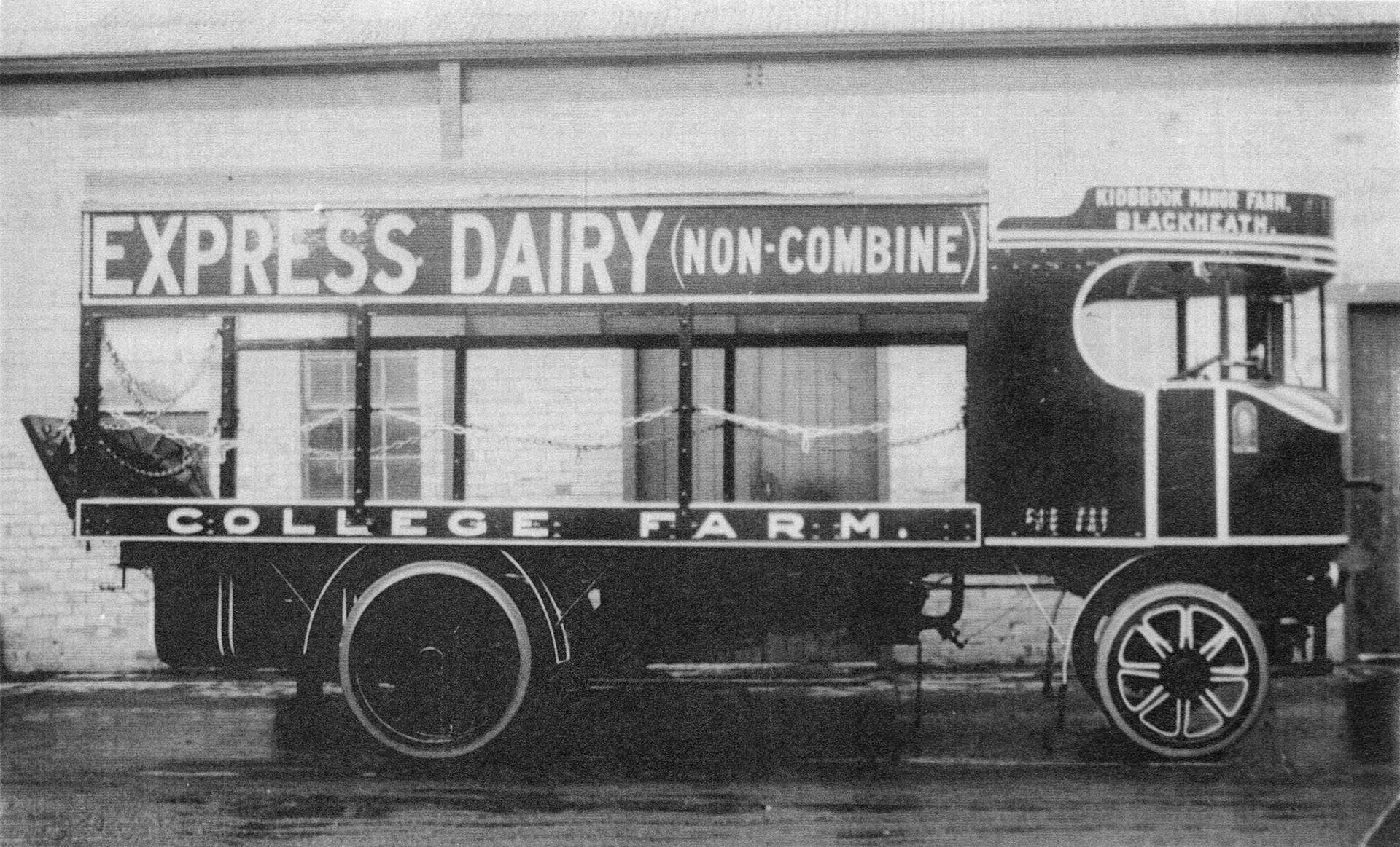 1920's College Farm and Kidbrook Manor Farm, Blackheath-Sentinel Steam lorry. (Courtesy Paul Luke)