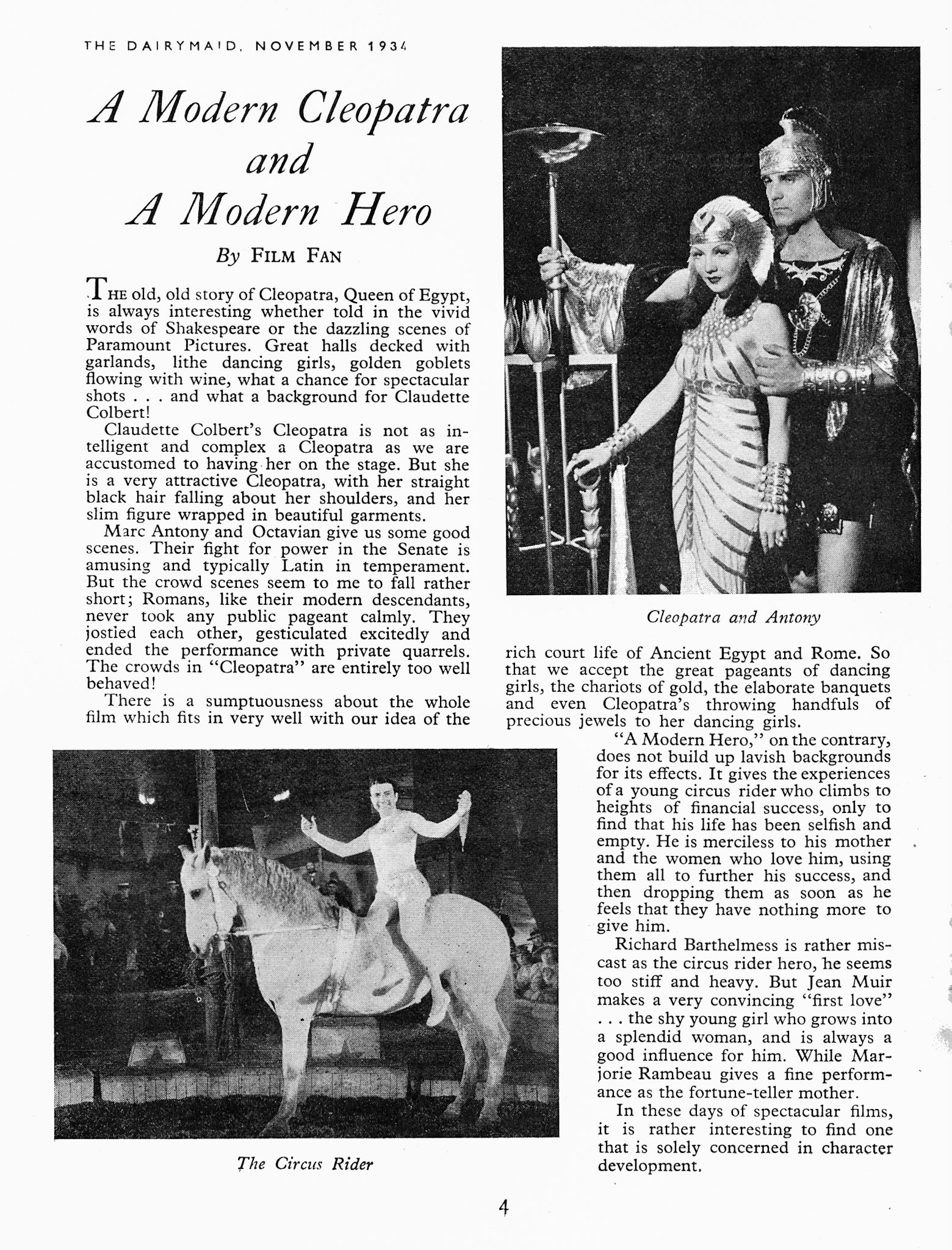 1934 November-Dairymaid Magazine 41 Page 4 (Express Dairy Tales Archive)