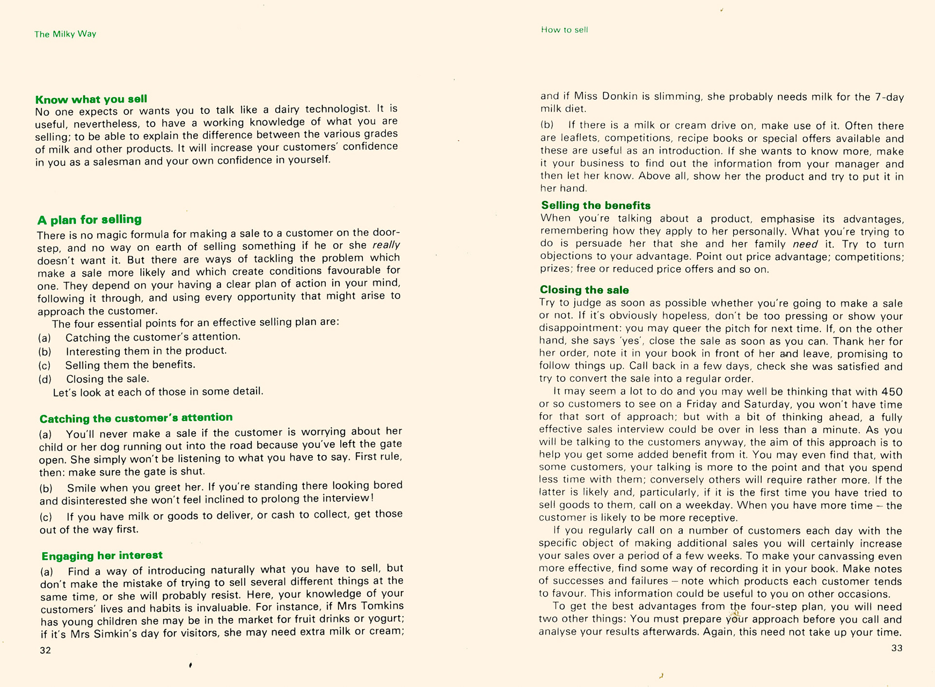 1984 'The Milky Way'-How to become a star milkman (DITEC)