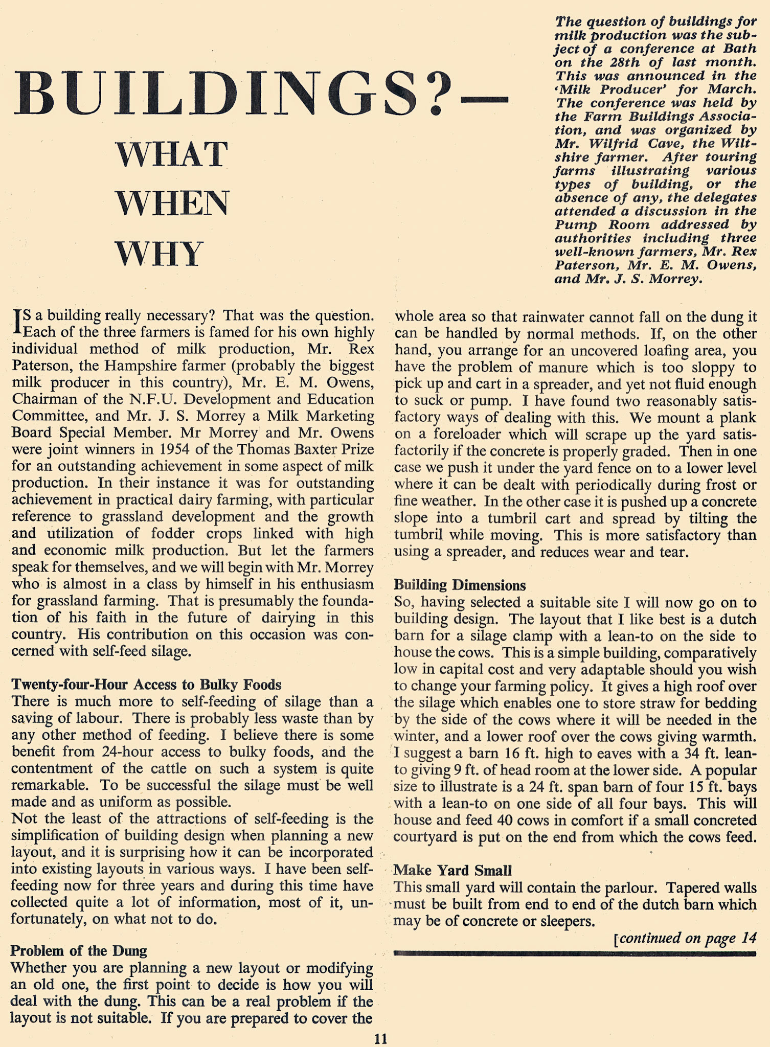 1954 Milk Producer magazine-April (Express Dairy Tales archive)