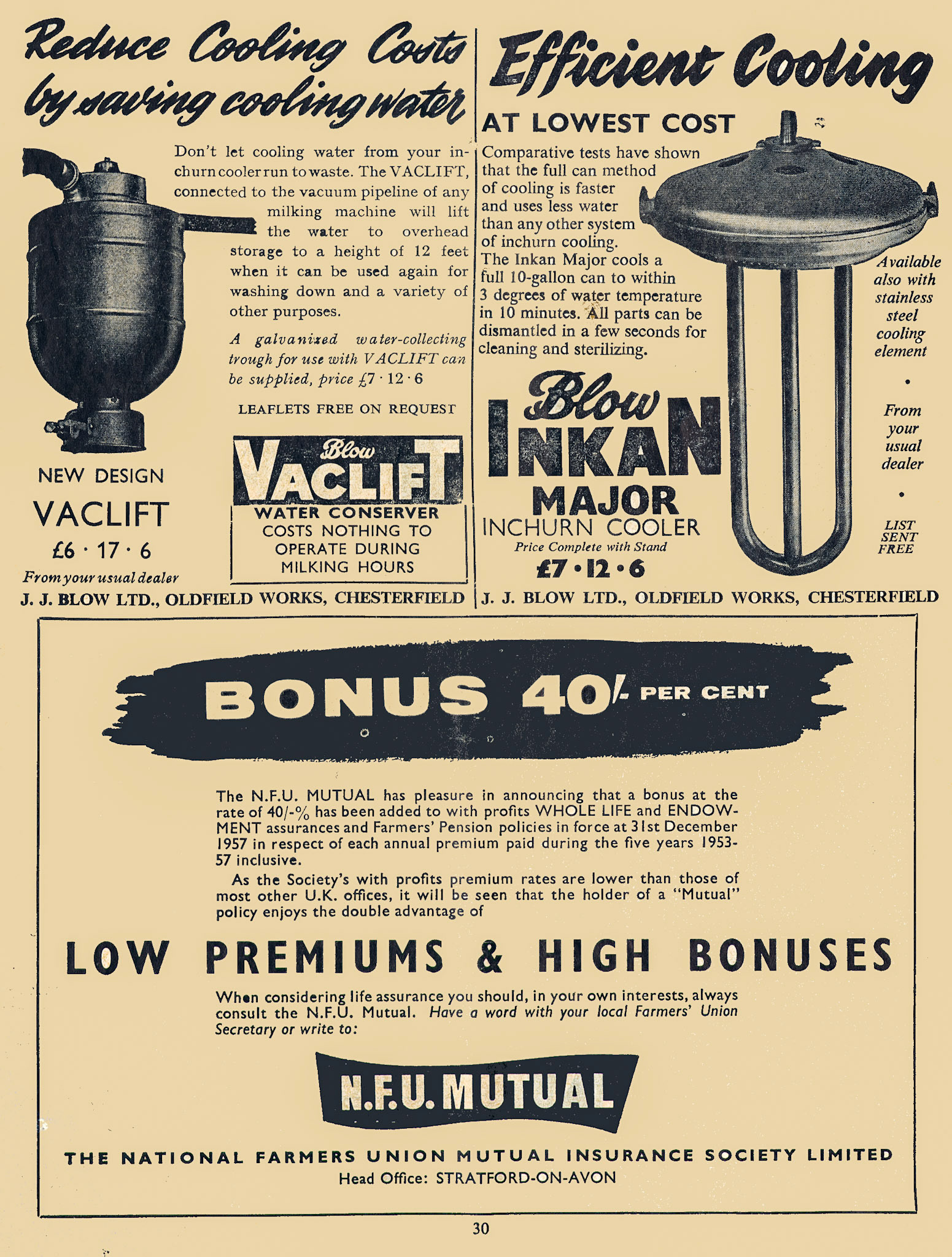 1954 Milk Producer magazine-April (Express Dairy Tales archive)