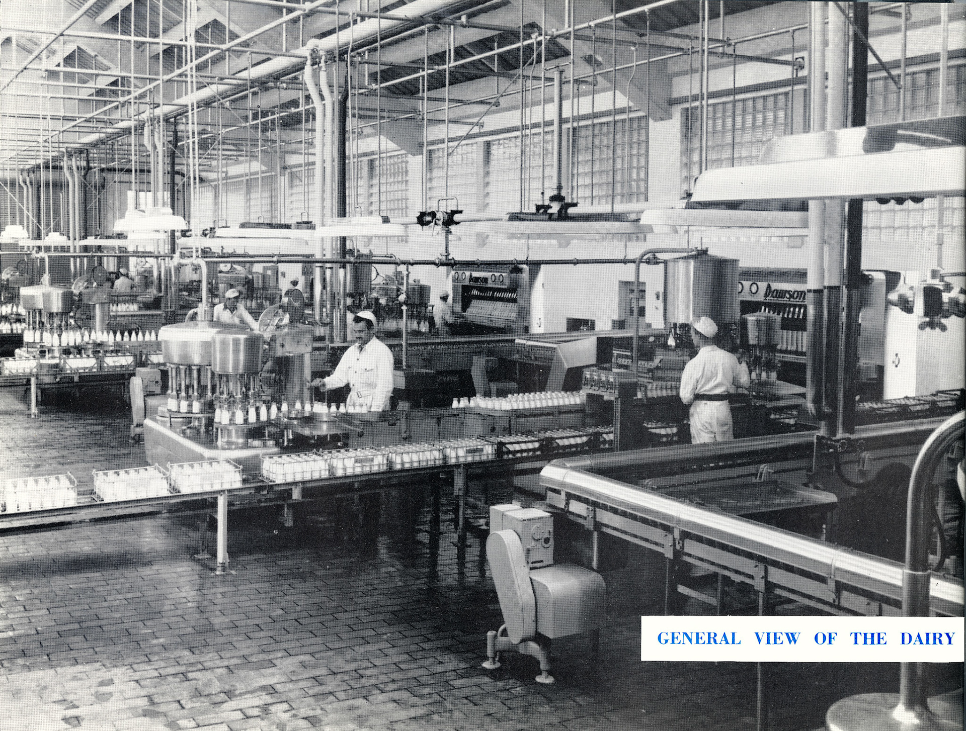 1955 South Morden Official Opening Brochure-General View of the Filling Hall (Courtesy Paul Luke)