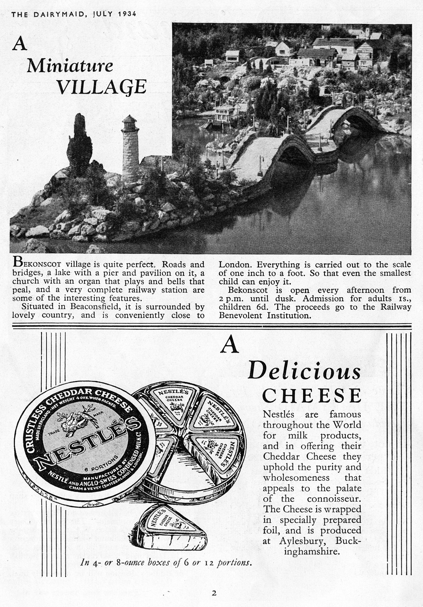 1934 July-Dairymaid Magazine 37 (Express Dairy Tales Archive)
