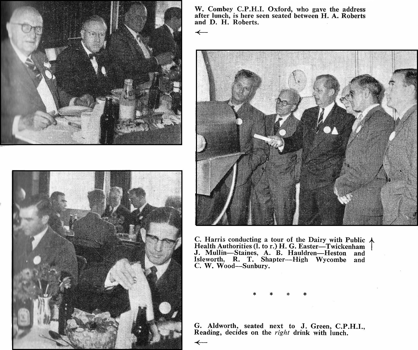 1958 December-Public Health visit to Didcot. (Courtesy Book of Job, Roberts Foundation)