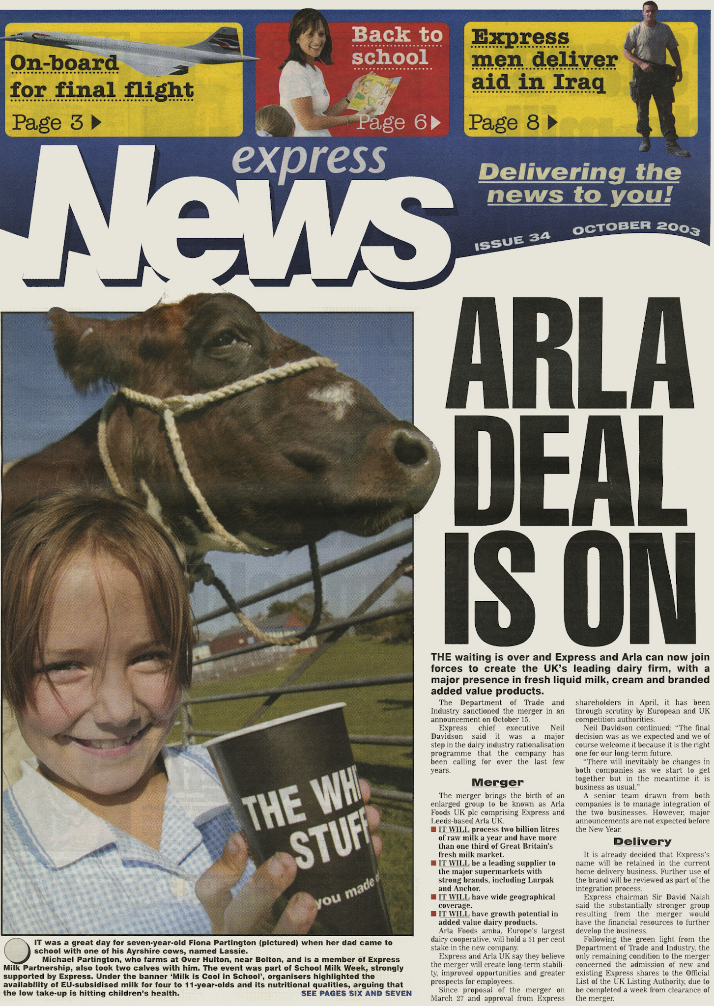 2003 October-Express News Front Cover